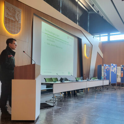 Foto der Kick-Off-Veranstaltung: Vortrag Landesforsten