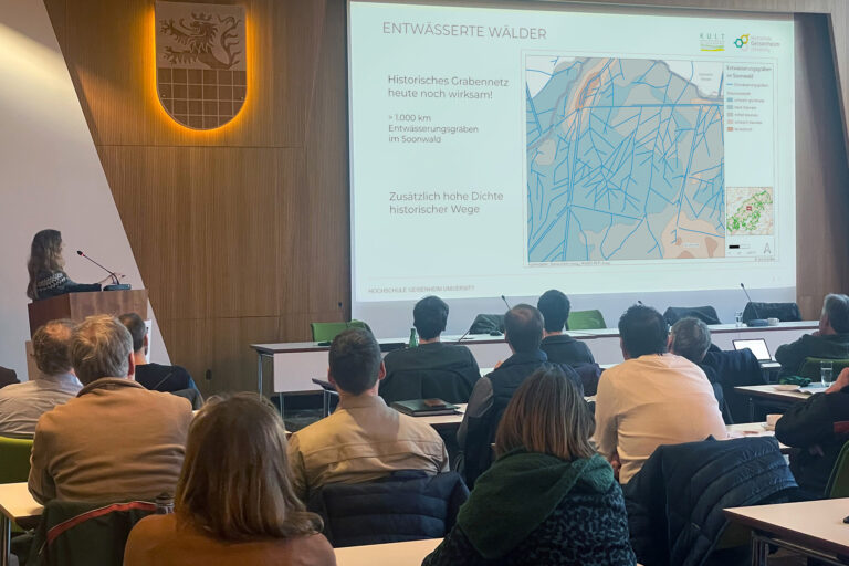 Foto der Kick-Off-Veranstaltung: Projektvortrag Schwammregion