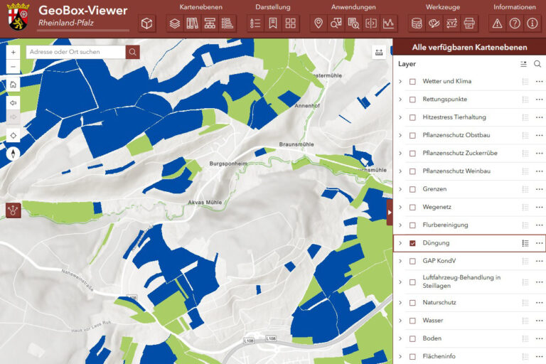 Beispielbild DLR-GeoBox-Viewer