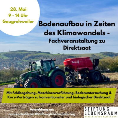 Sharepic Direktsaat-Veranstaltung